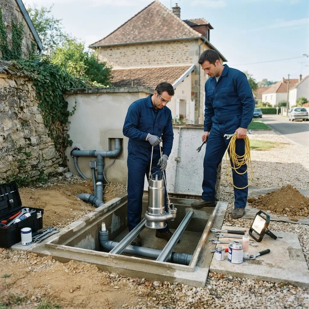 Installation pompe de relevage Écrouves (54200)