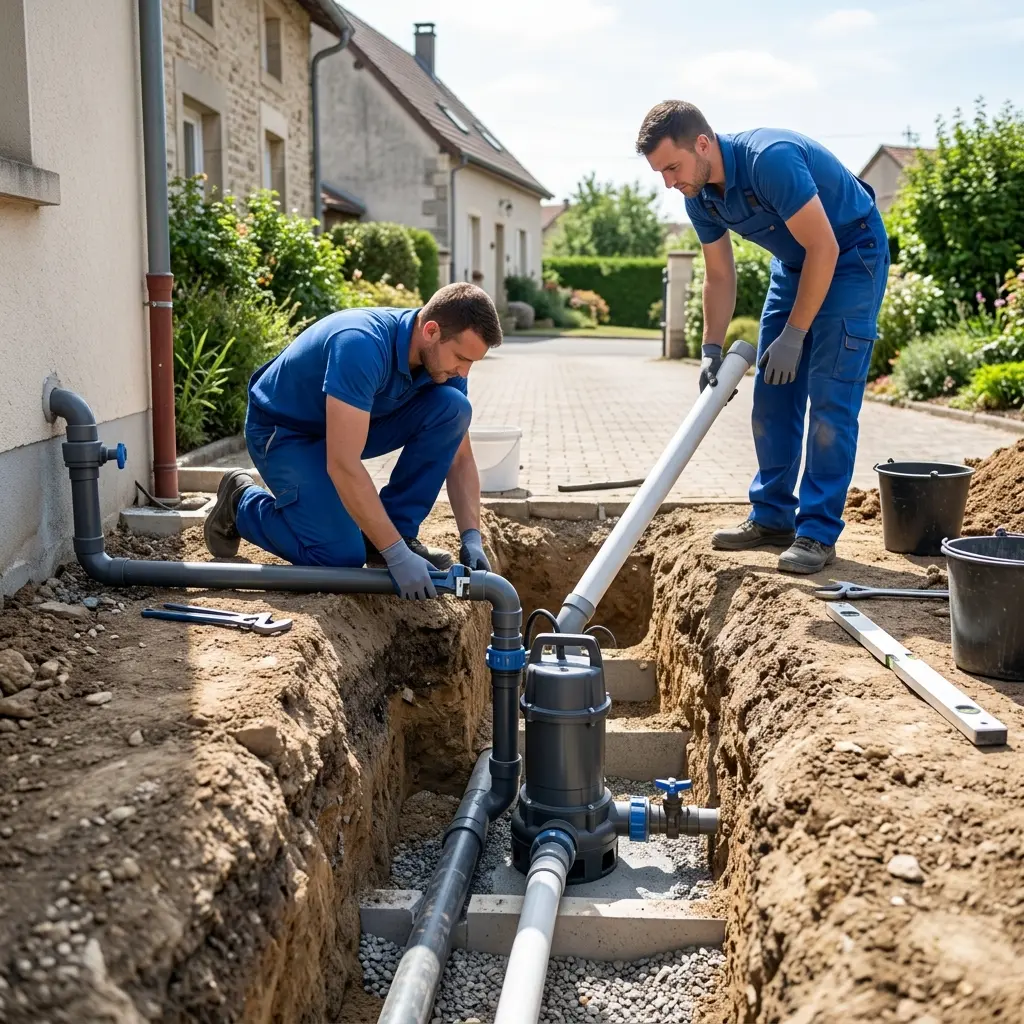 Installation pompe de relevage Toul (54200)