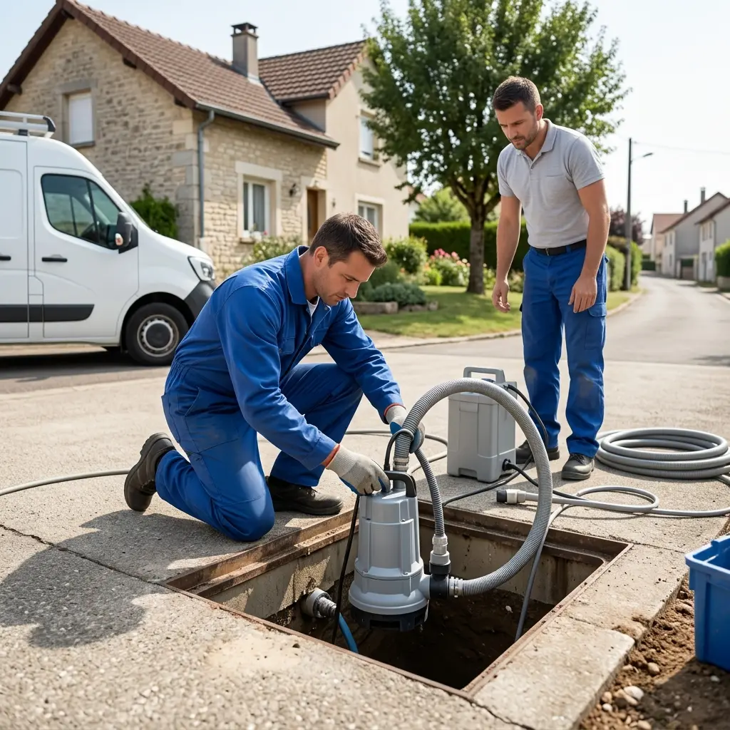 Installation pompe de relevage Saint-Nicolas-de-Port (54210)