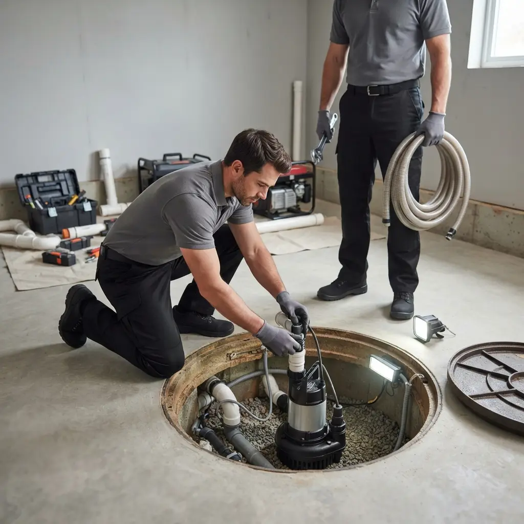 Installation pompe de relevage Neuves-Maisons (54230)