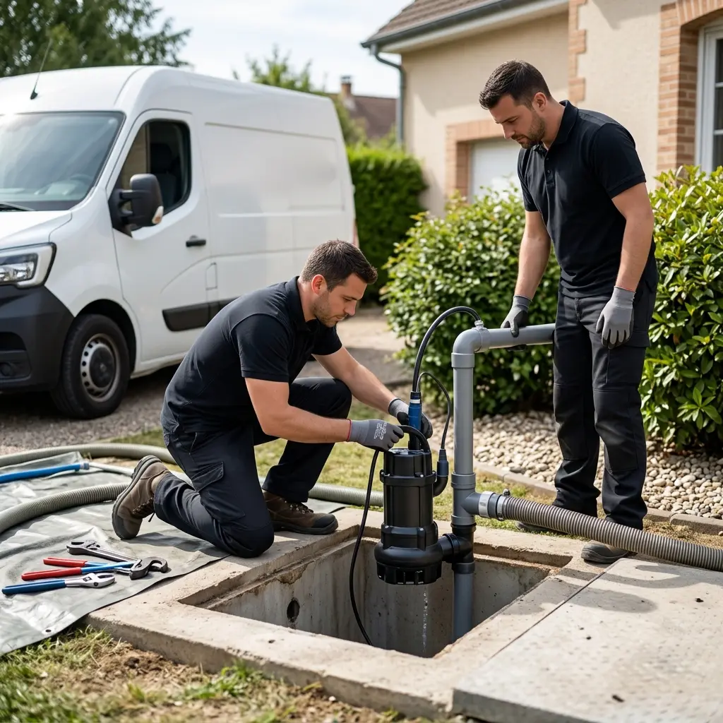 Installation pompe de relevage Jœuf (54240)