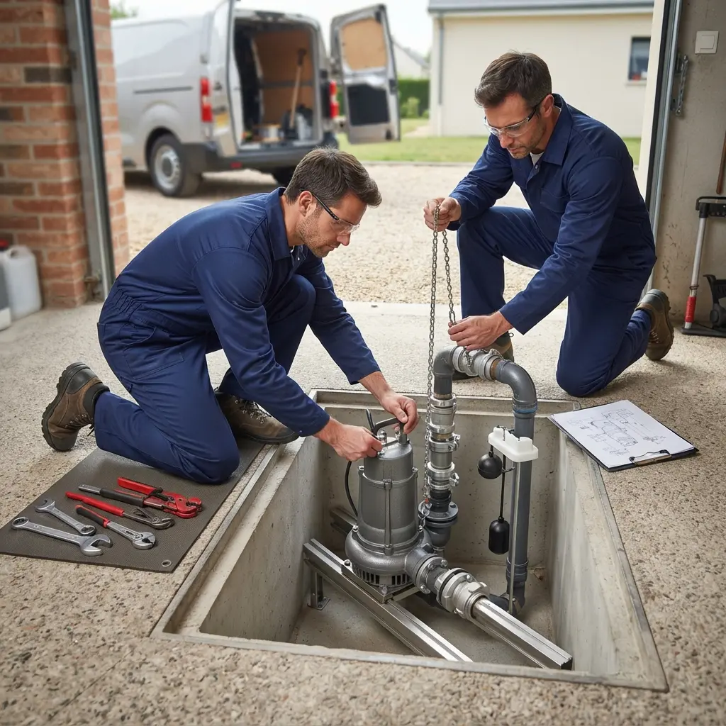 Installation pompe de relevage Seichamps (54280)
