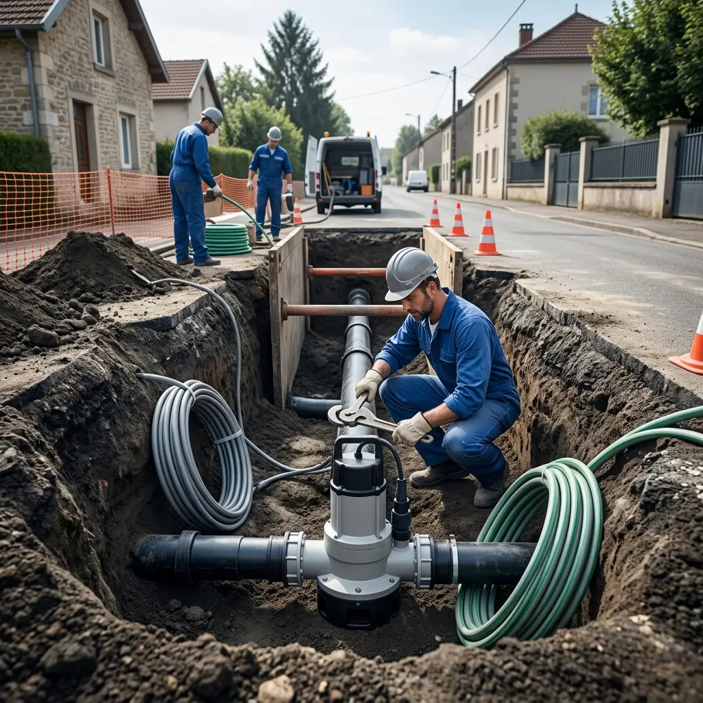 Comment se déroule l'intervention d'installation à Chanteheux ?