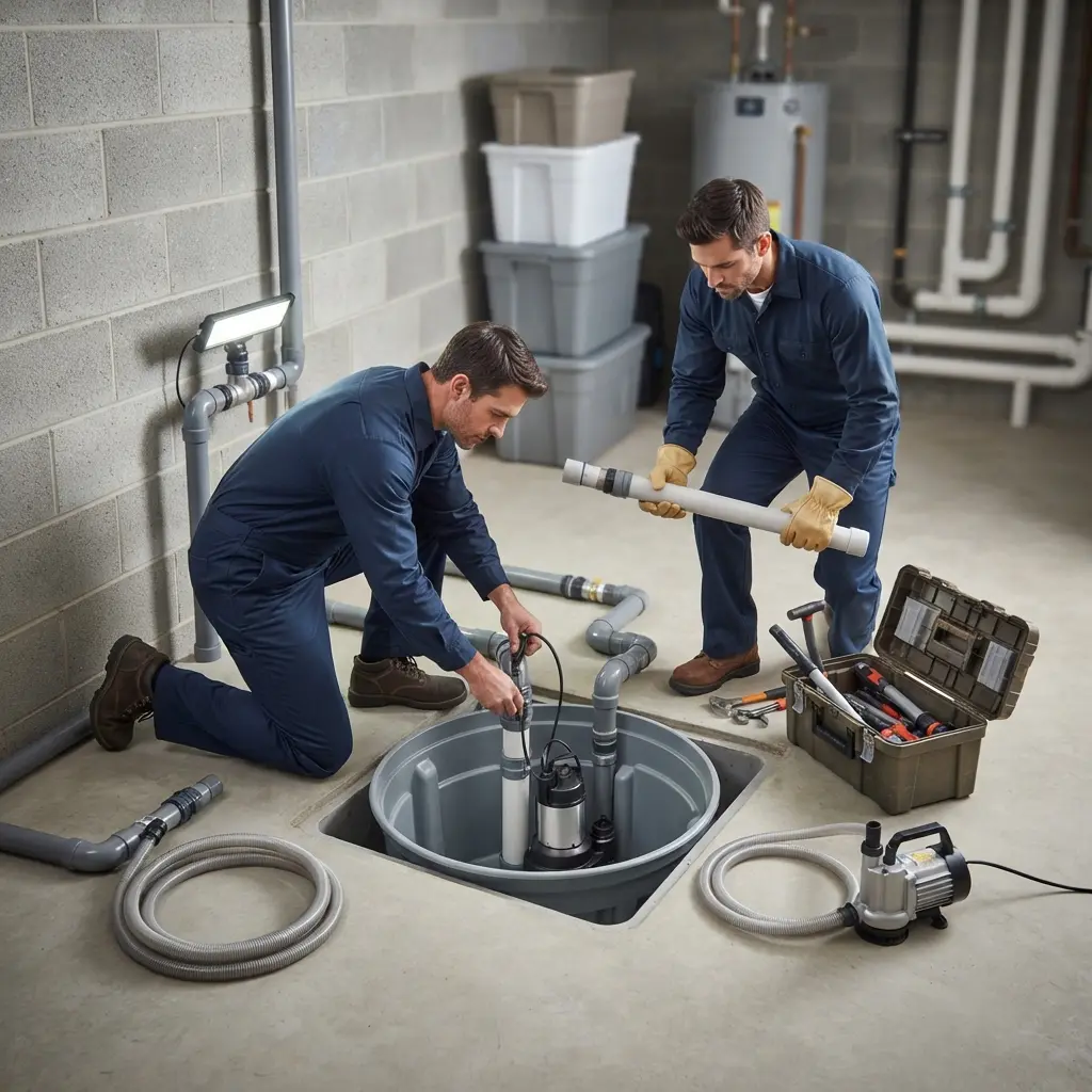 Installation pompe de relevage Lunéville (54300)
