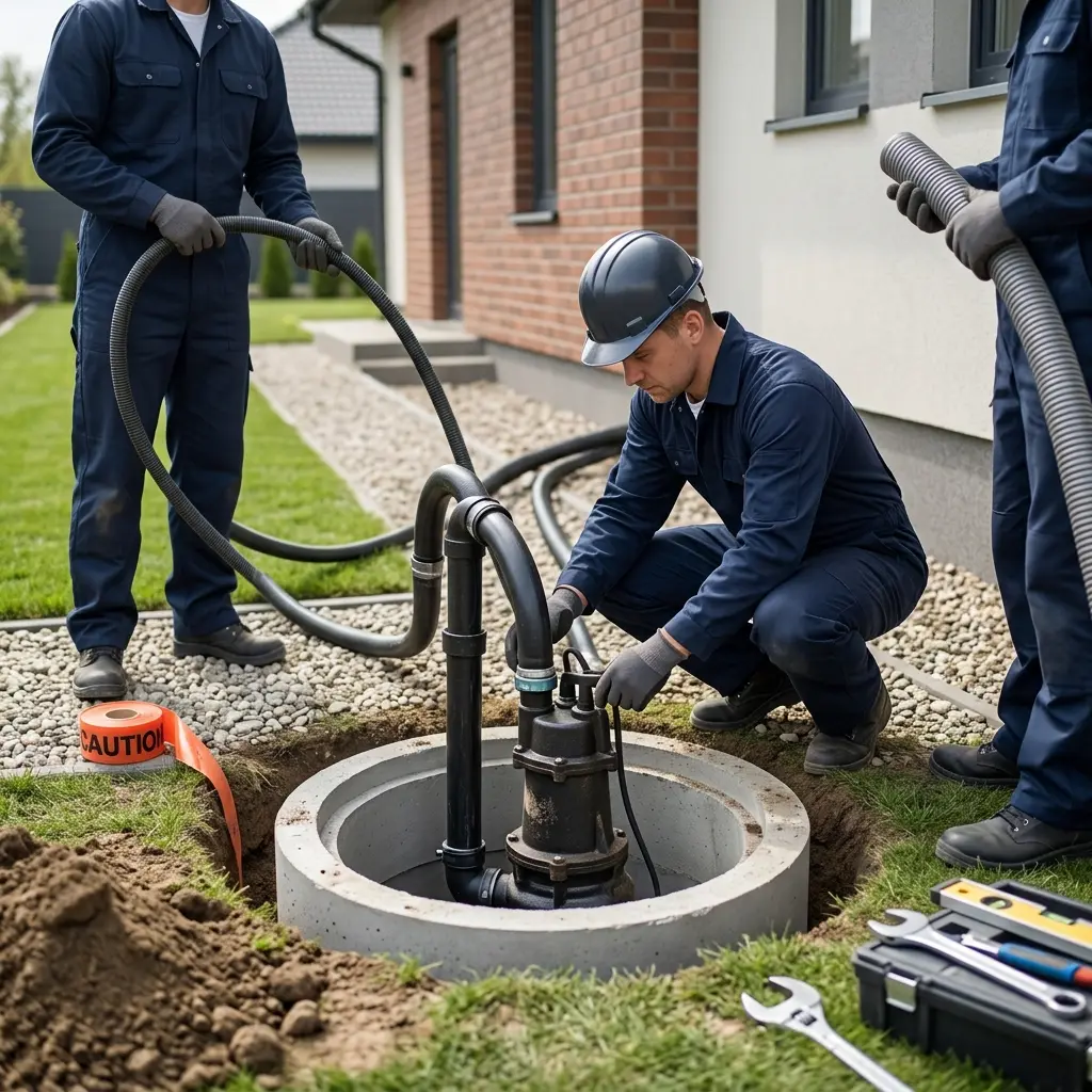 Installation pompe de relevage Pompey (54340)