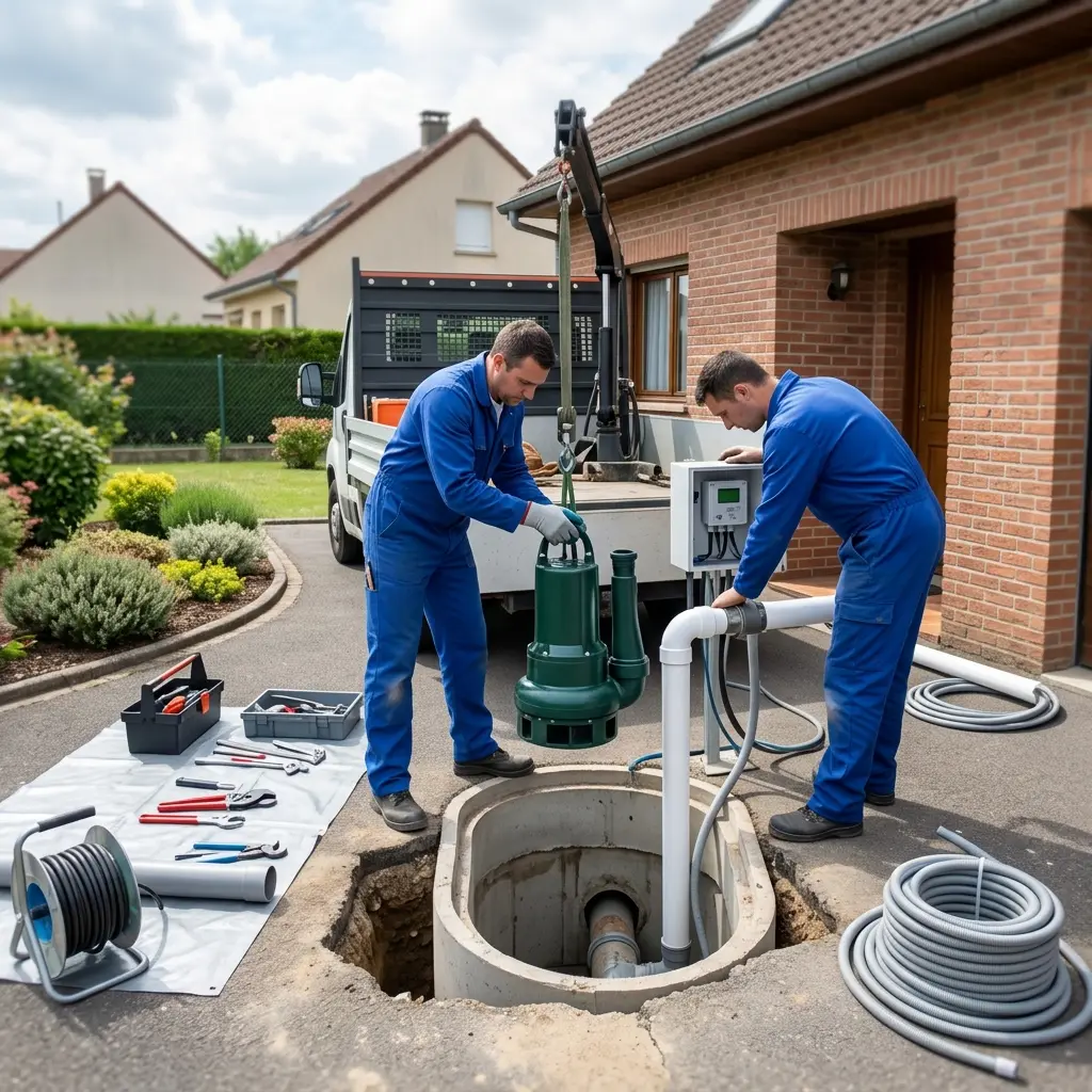 Installation pompe de relevage Blainville-sur-l'Eau (54360)