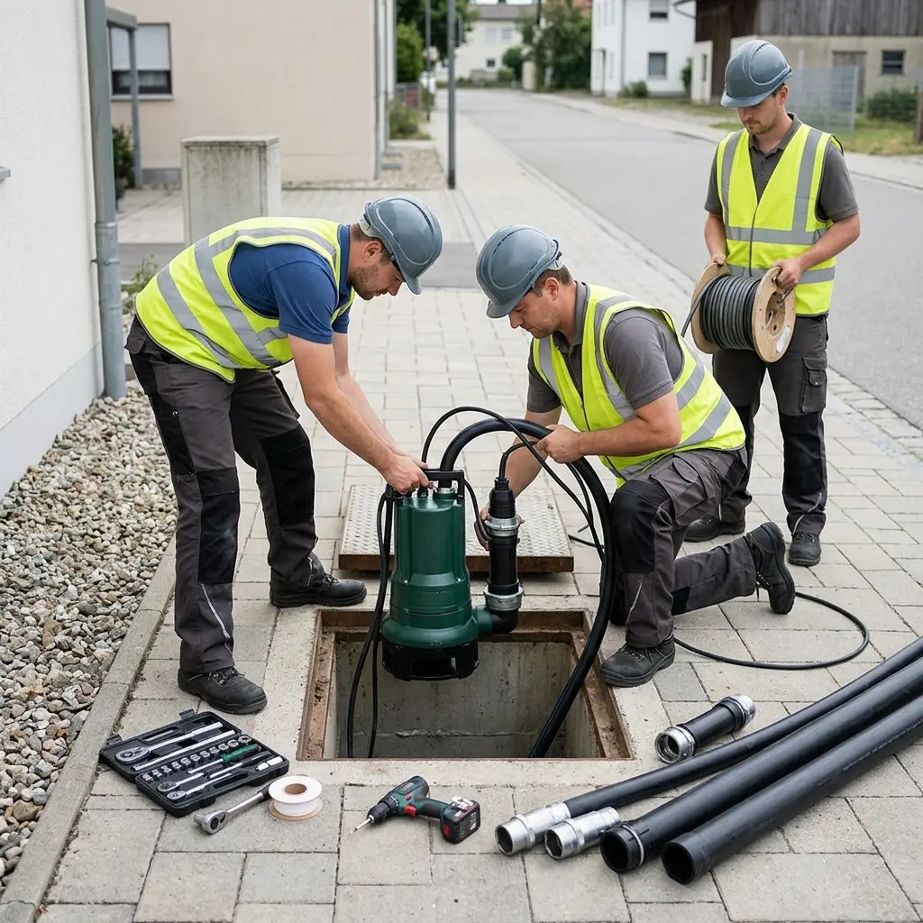 Installation pompe de relevage Herserange (54440)