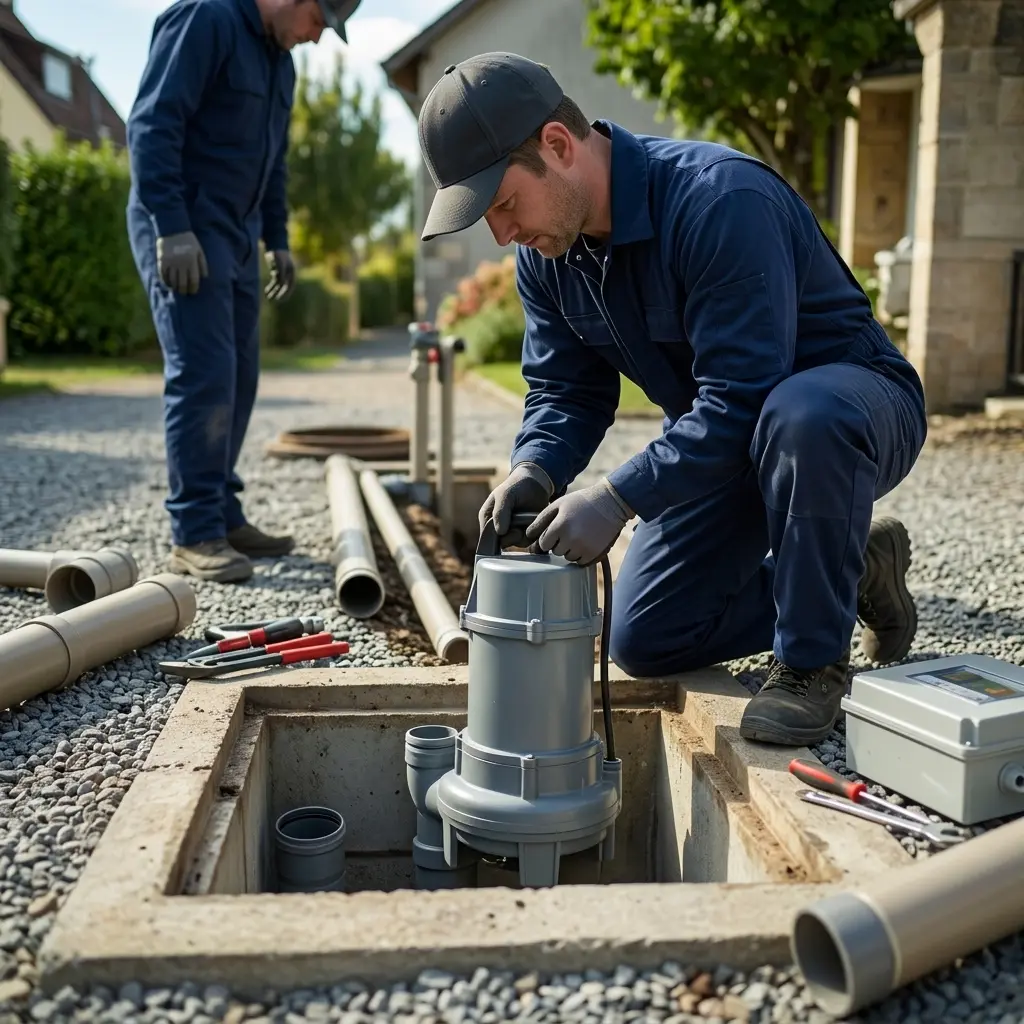 Installation pompe de relevage Pagny-sur-Moselle (54530)