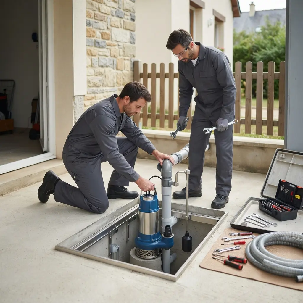 Installation pompe de relevage Auboué (54580)