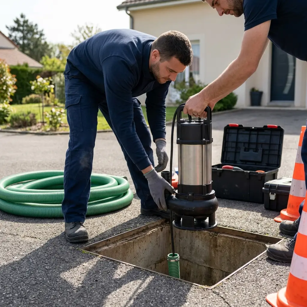 Installation pompe de relevage Custines (54670)