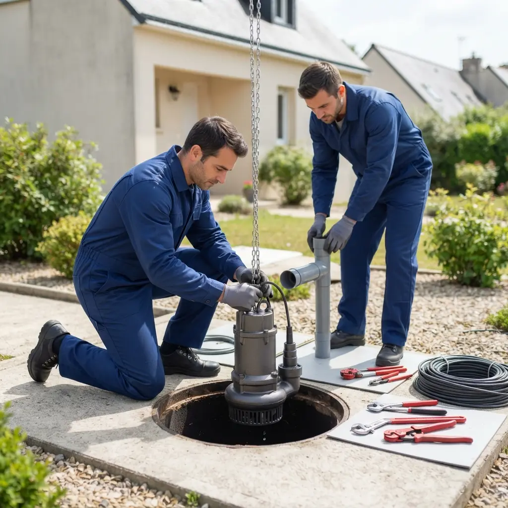 Installation pompe de relevage Trieux (54750)