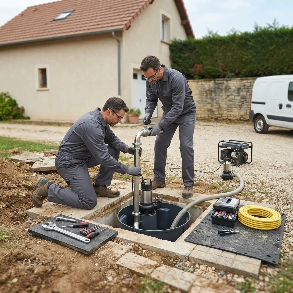 Installation pompe de relevage Longlaville (54810)