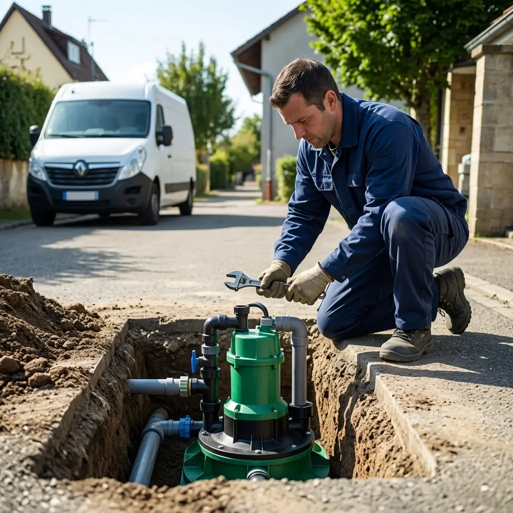 Installation pompe de relevage Gundershoffen (67110)