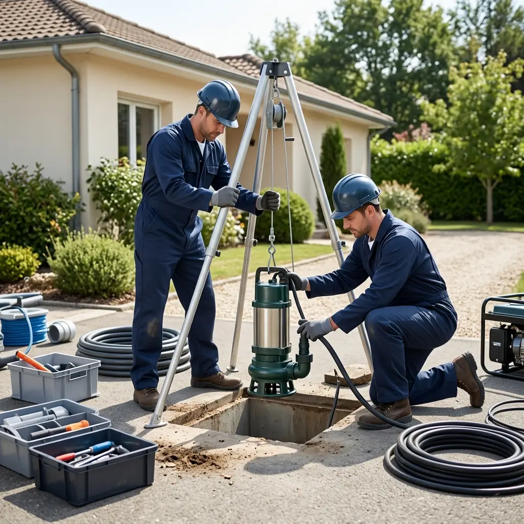 Installation pompe de relevage Niederbronn-les-Bains (67110)