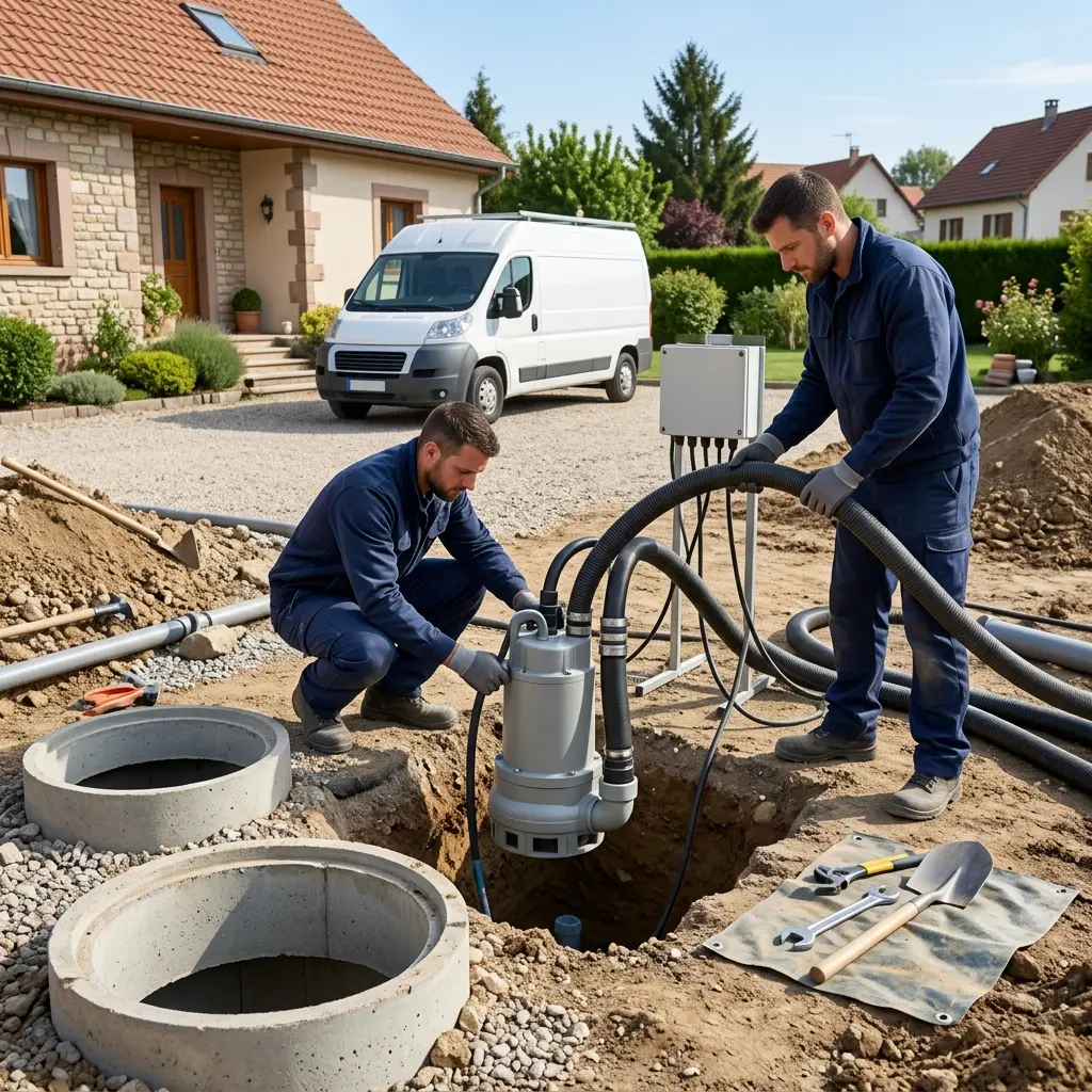 Installation pompe de relevage Duttlenheim (67120)