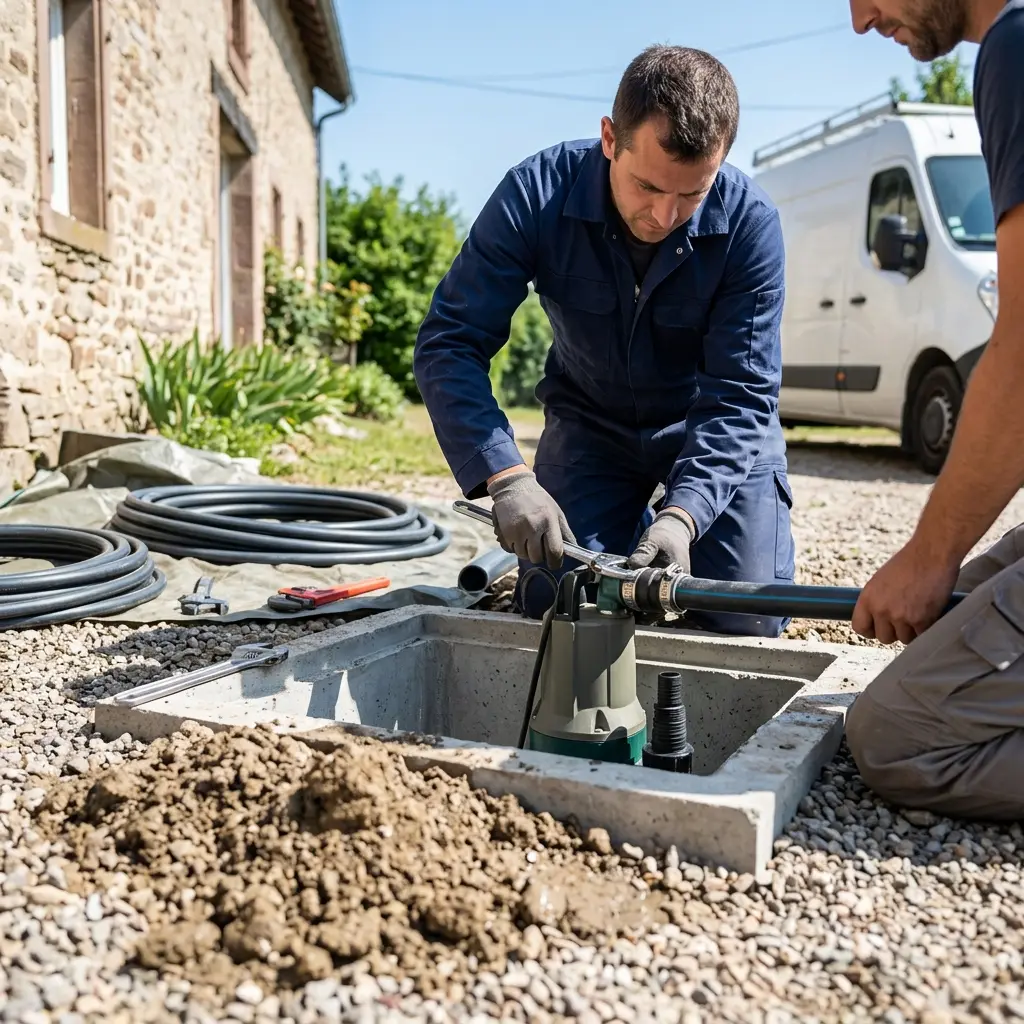 Installation pompe de relevage Wisches (67130)