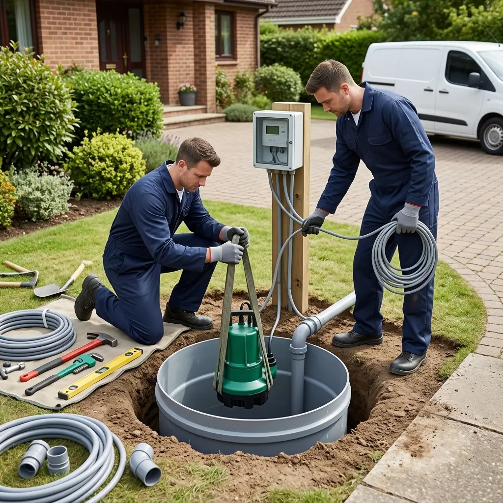 Installation pompe de relevage Gerstheim (67150)