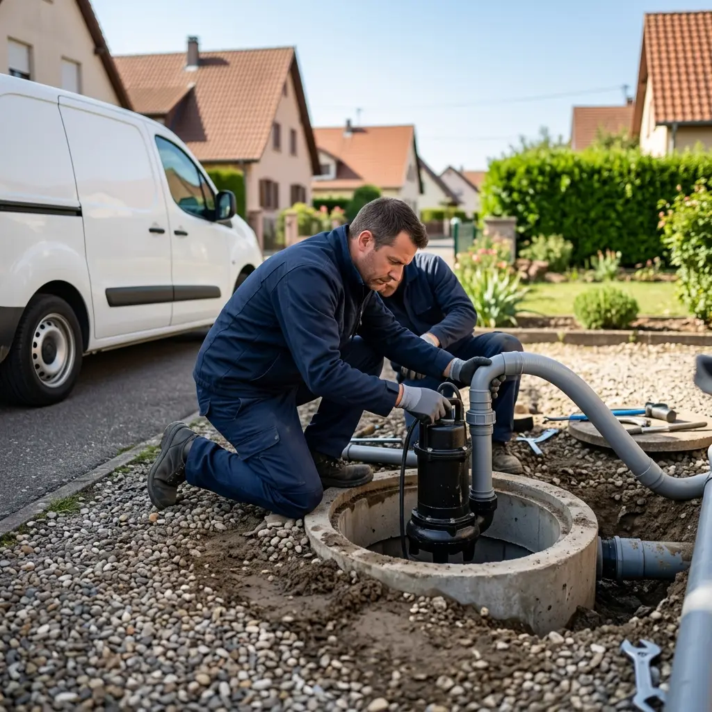 Installation pompe de relevage Geudertheim (67170)