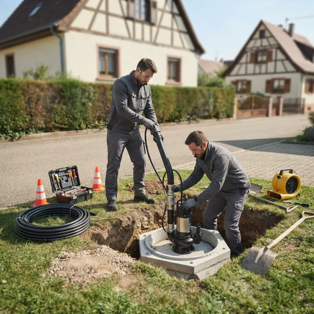 Installation pompe de relevage Achenheim (67204)