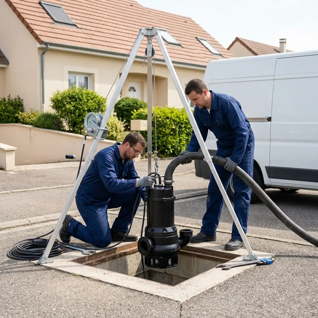 Installation pompe de relevage Kaltenhouse (67240)