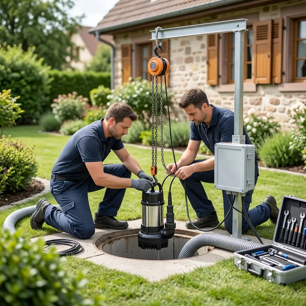 Installation pompe de relevage Bouxwiller (67330)