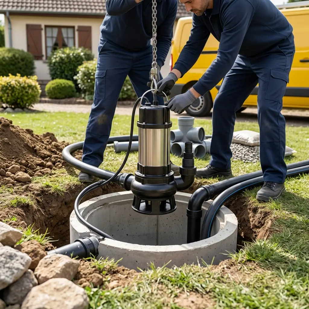 Installation pompe de relevage Ingwiller (67340)