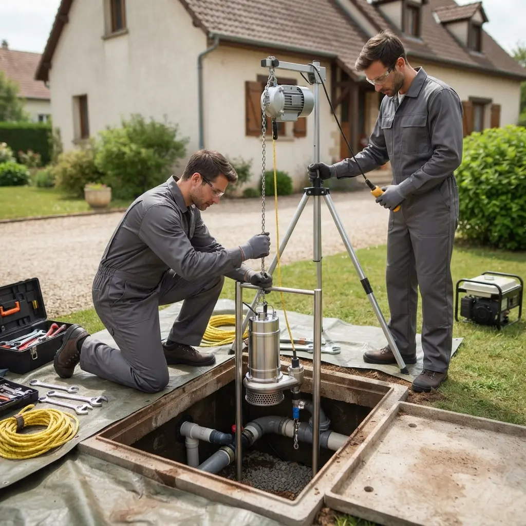 Installation pompe de relevage Berstett (67370)