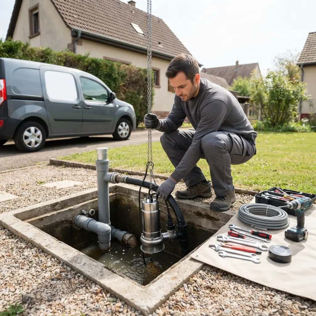 Installation pompe de relevage Marlenheim (67520)