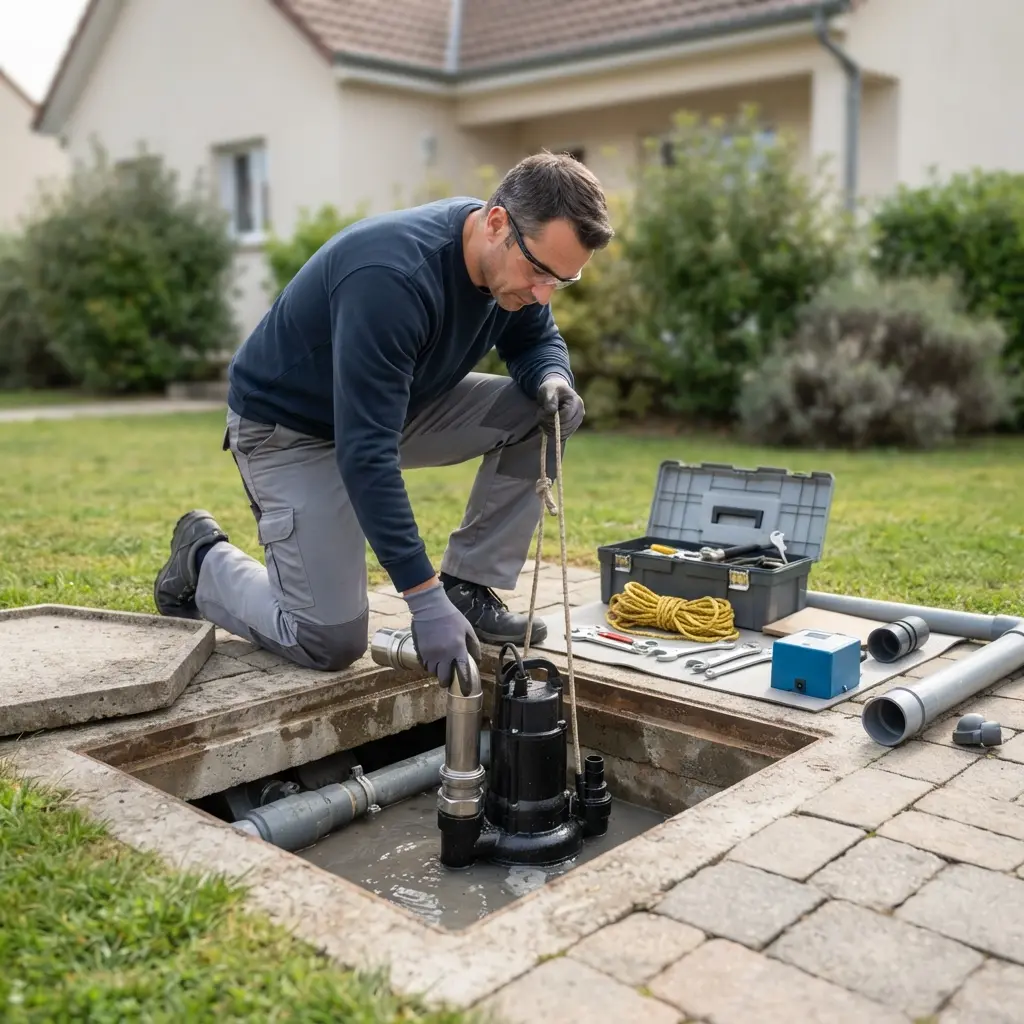 Comment se déroule l’intervention d’une pompe de relevage à Lipsheim ?