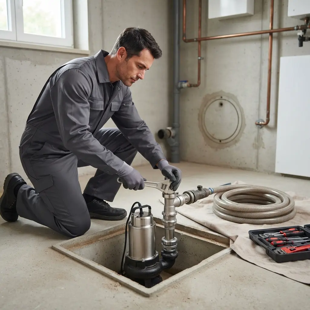 Installation pompe de relevage Dambach-la-Ville (67650)