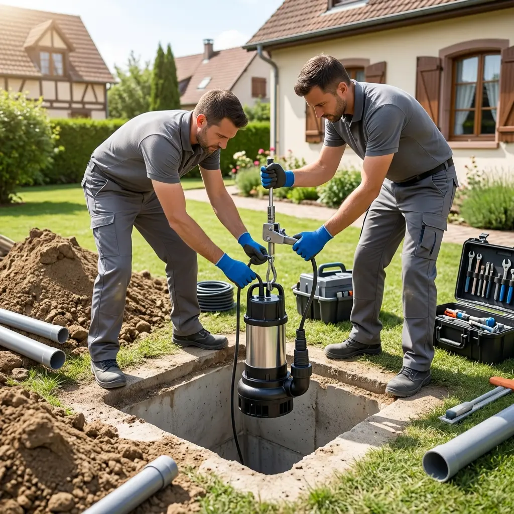 Installation pompe de relevage Saverne (67700)