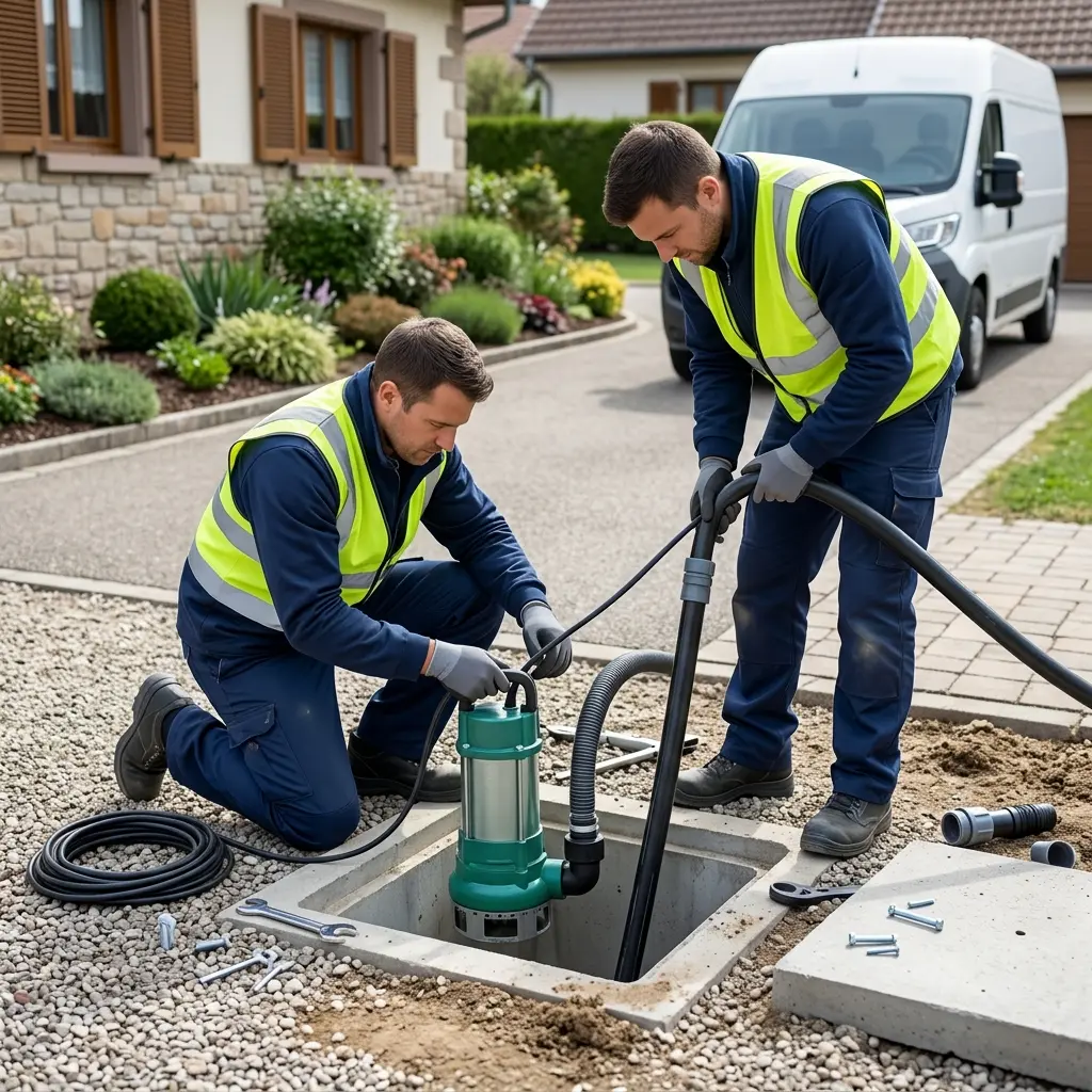 Installation pompe de relevage Scherwiller (67750)