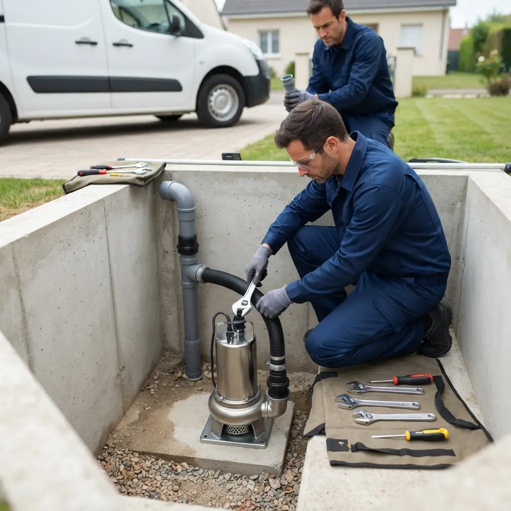Installation pompe de relevage Rhinau (67860)