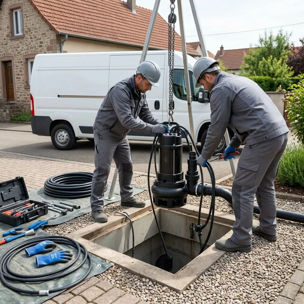 Installation pompe de relevage Griesheim-près-Molsheim (67870)