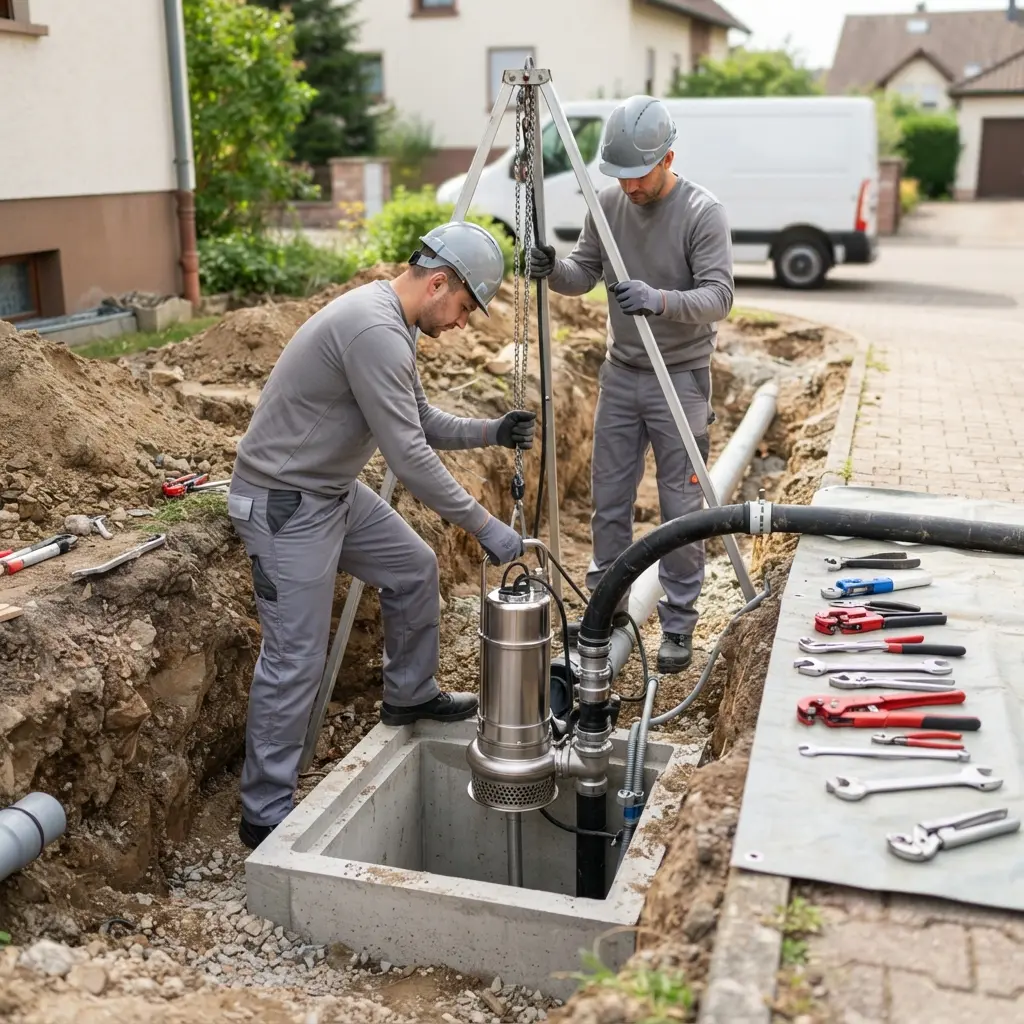 Installation pompe de relevage Entzheim (67960)