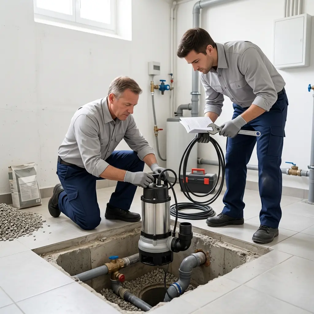 Installation pompe de relevage Paris 2 (75002)