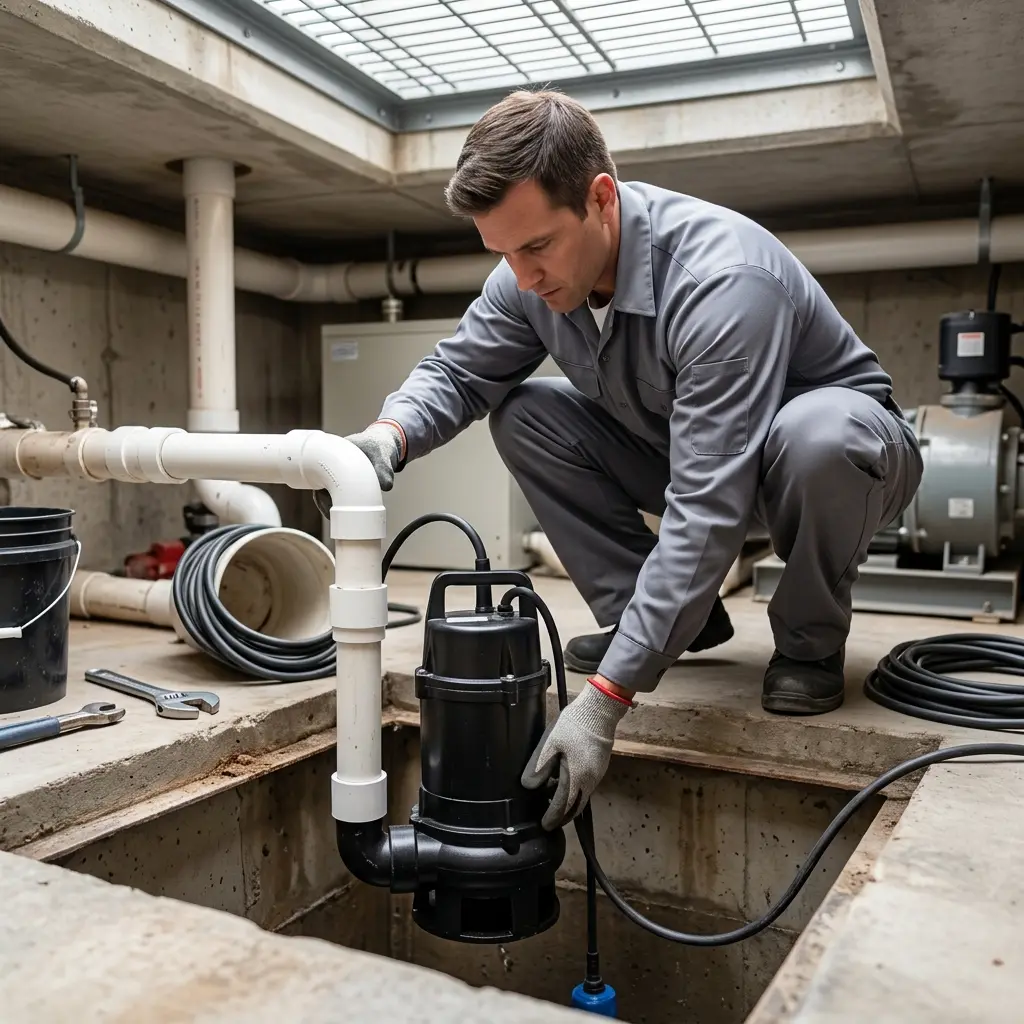 Installation pompe de relevage Paris 8 (75008)