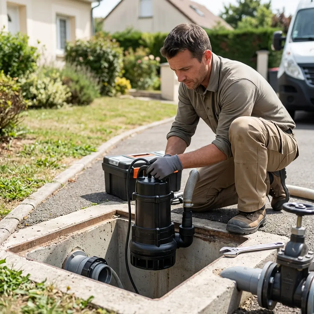 Installation pompe de relevage Livry-sur-Seine (77000)