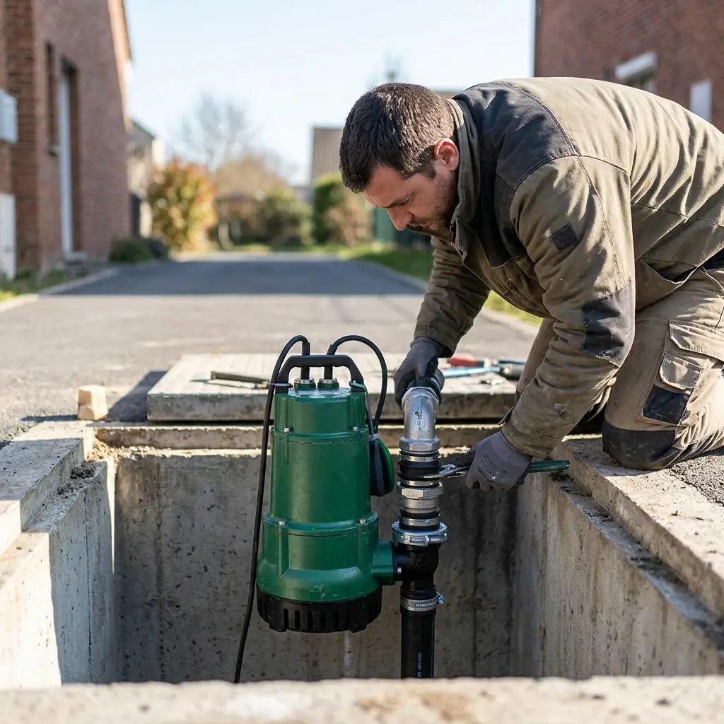 Installation pompe de relevage Melun (77000)