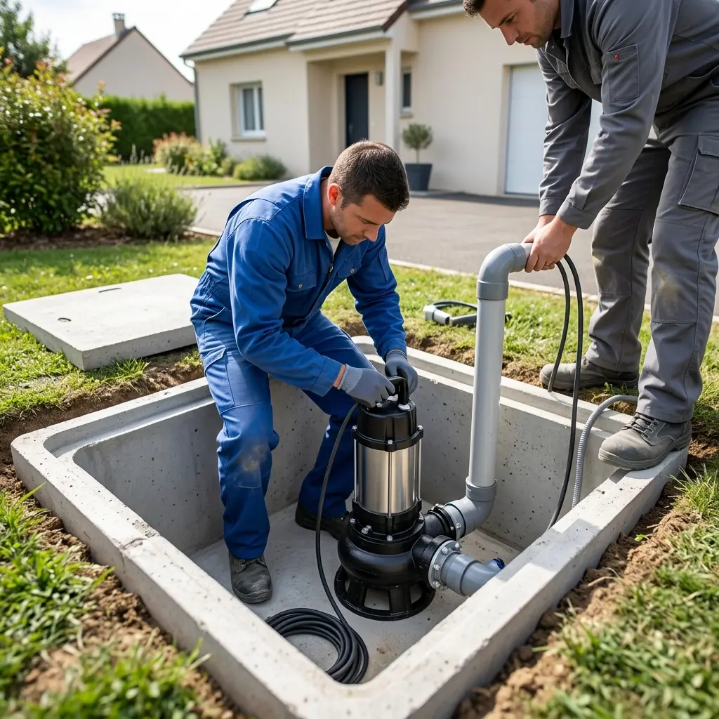 Installation pompe de relevage Torcy (77200)