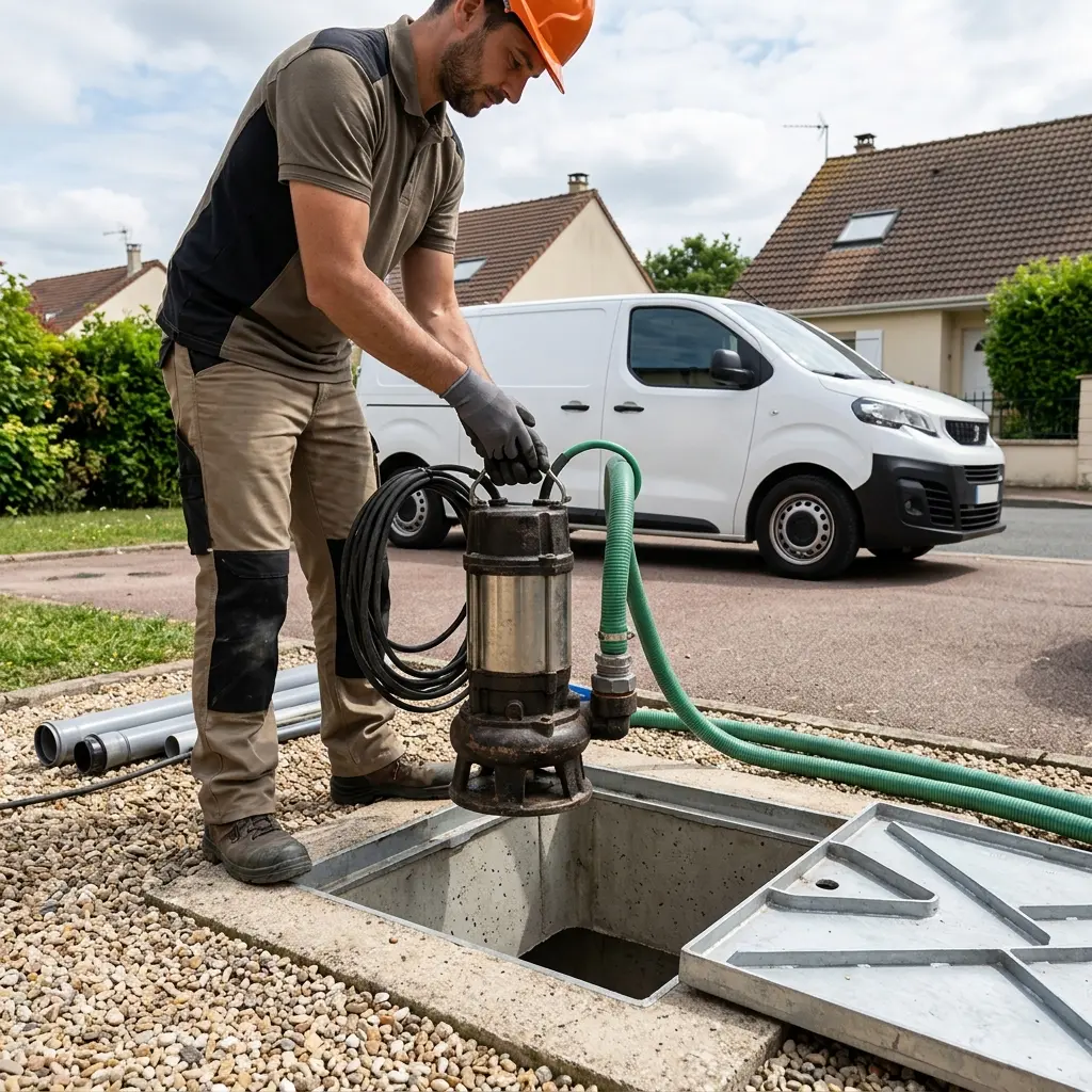Installation pompe de relevage Rebais (77510)