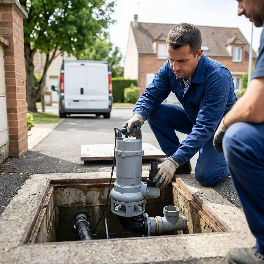 Installation pompe de relevage Roissy-en-Brie (77680)