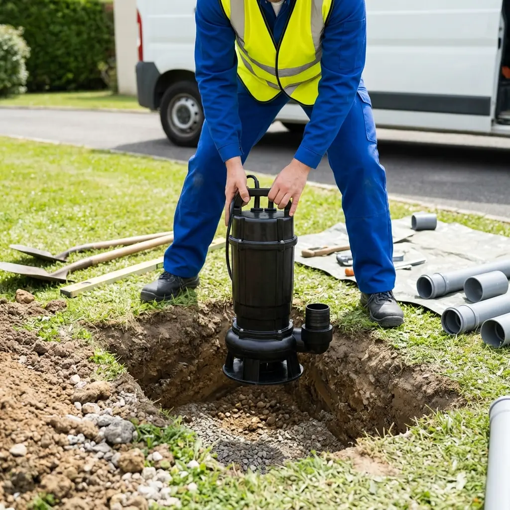 Installation pompe de relevage Rubelles (77950)