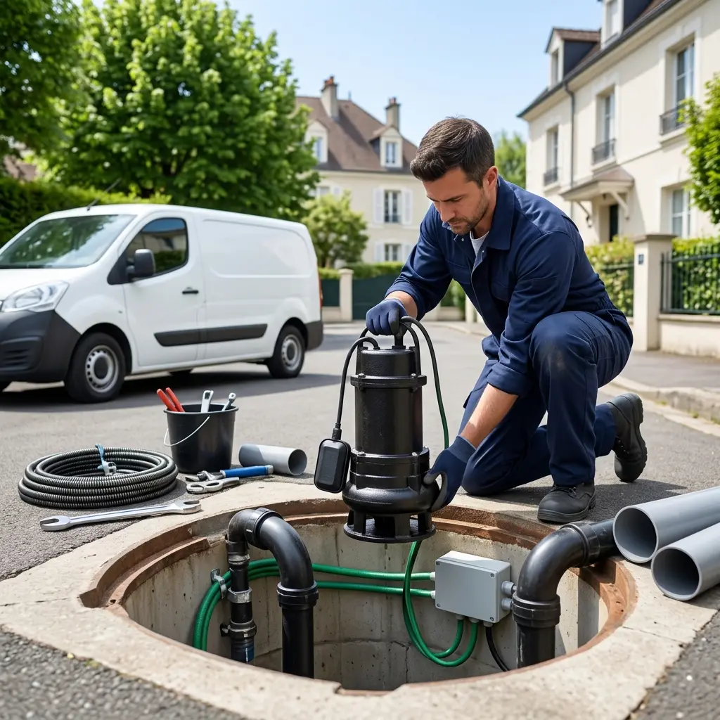 Installation pompe de relevage Le Vésinet (78110)