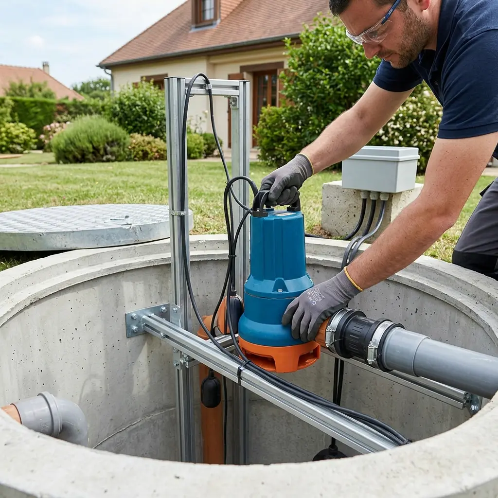 Installation pompe de relevage Chambourcy (78240)
