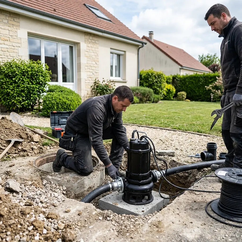 Installation pompe de relevage La Verrière (78320)