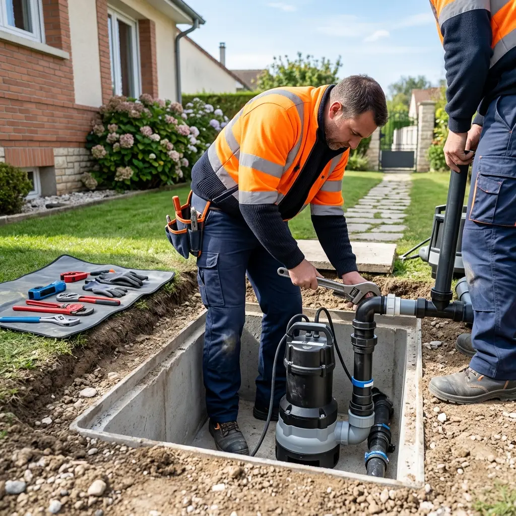 Installation pompe de relevage Chatou (78400)
