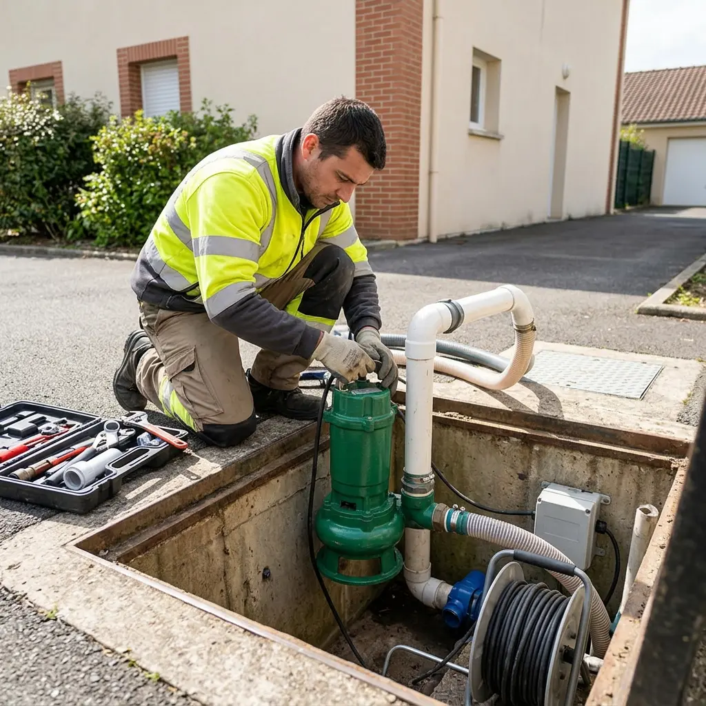 Installation pompe de relevage Bouafle (78410)