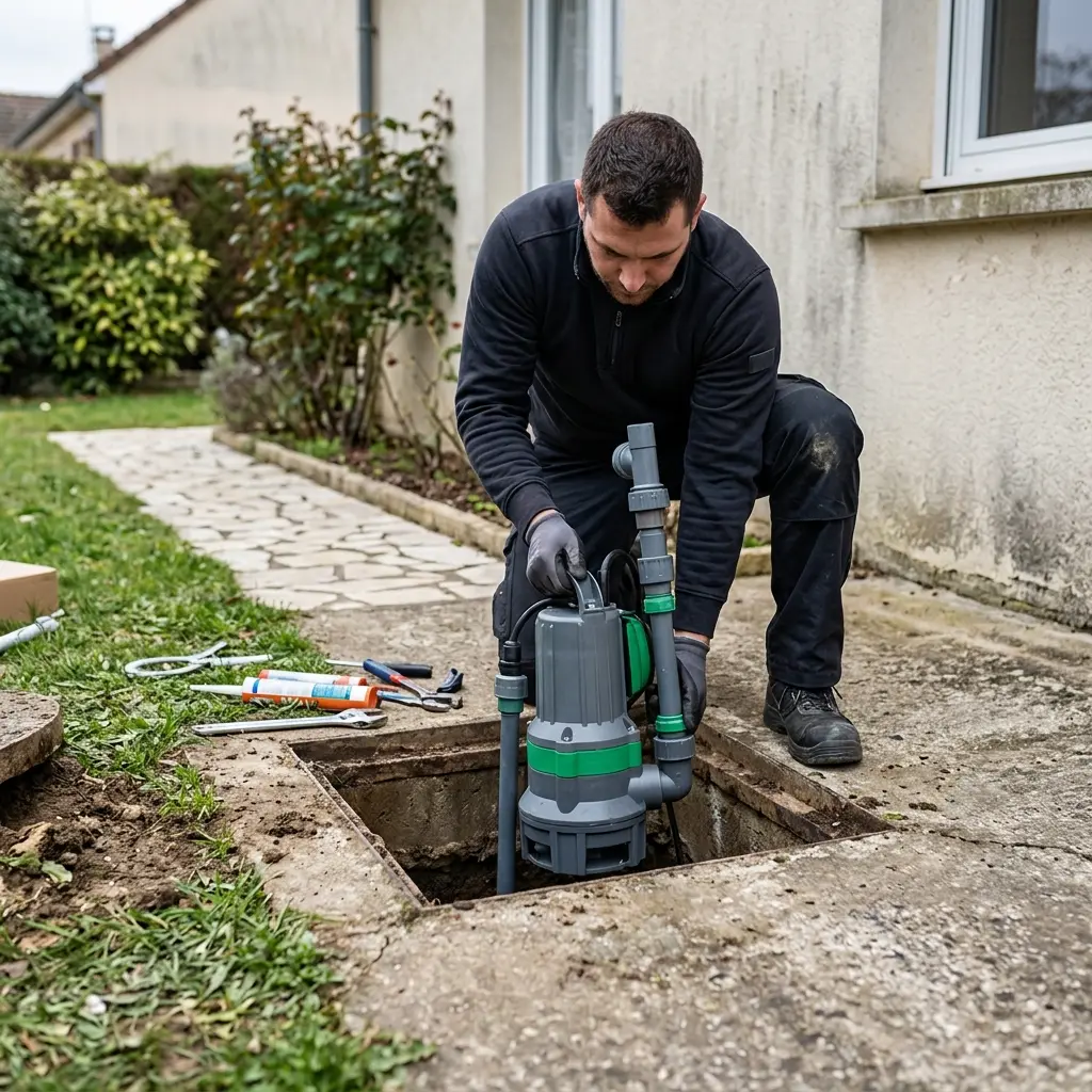Installation pompe de relevage Vernouillet (78540)
