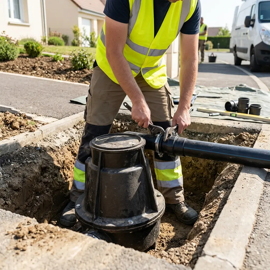 Installation pompe de relevage Chanteloup-les-Vignes (78570)